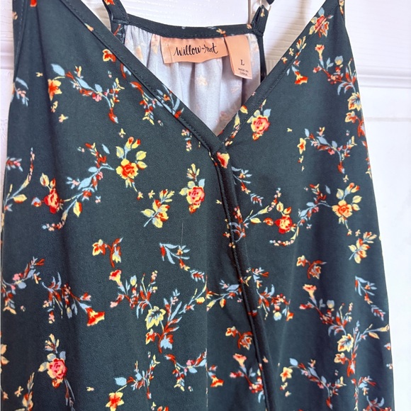 Willow & Root Floral Tank Top - Green - Picture 2 of 8